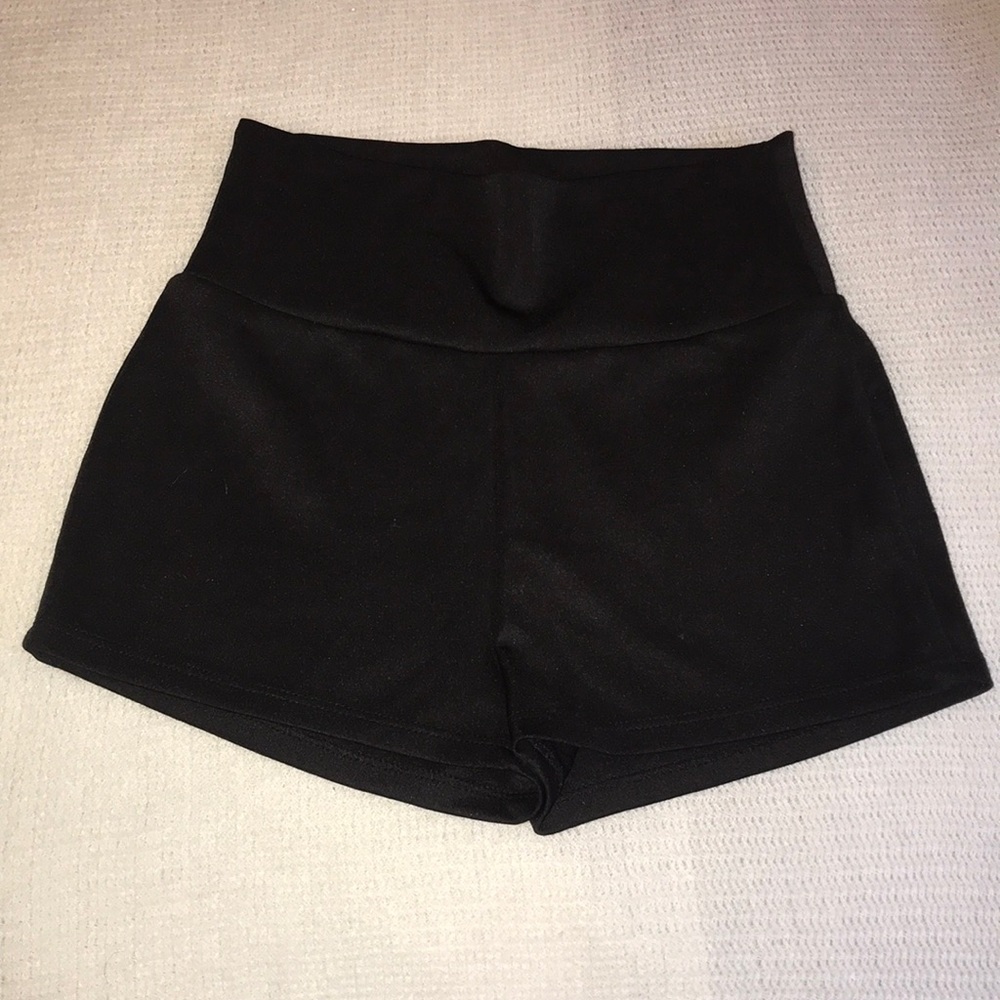 Black spandex shorts